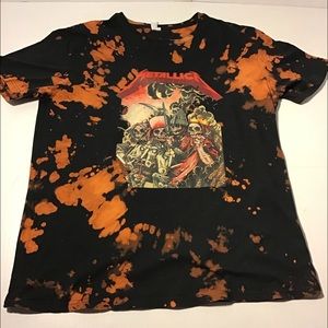 Tie Dyed Metallica Men’s Tee Shirts